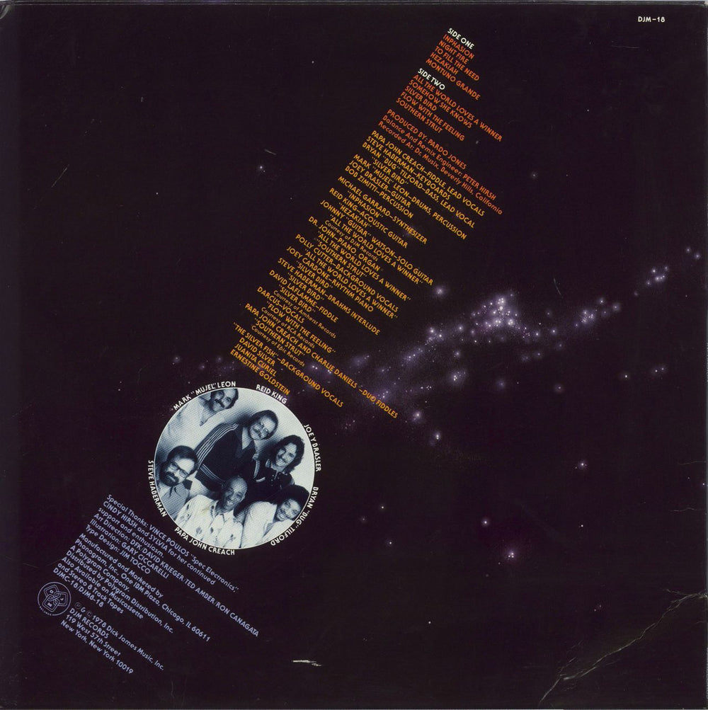 Papa John Creach Inphasion US vinyl LP album (LP record)