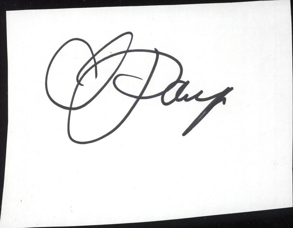 Paris Hilton Autograph UK memorabilia AUTOGRAPH