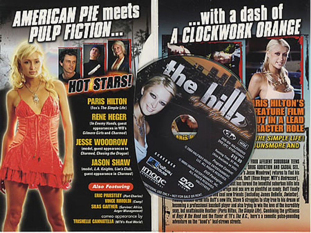 Paris Hilton The Hillz US Promo DVD 69RDDTH409115