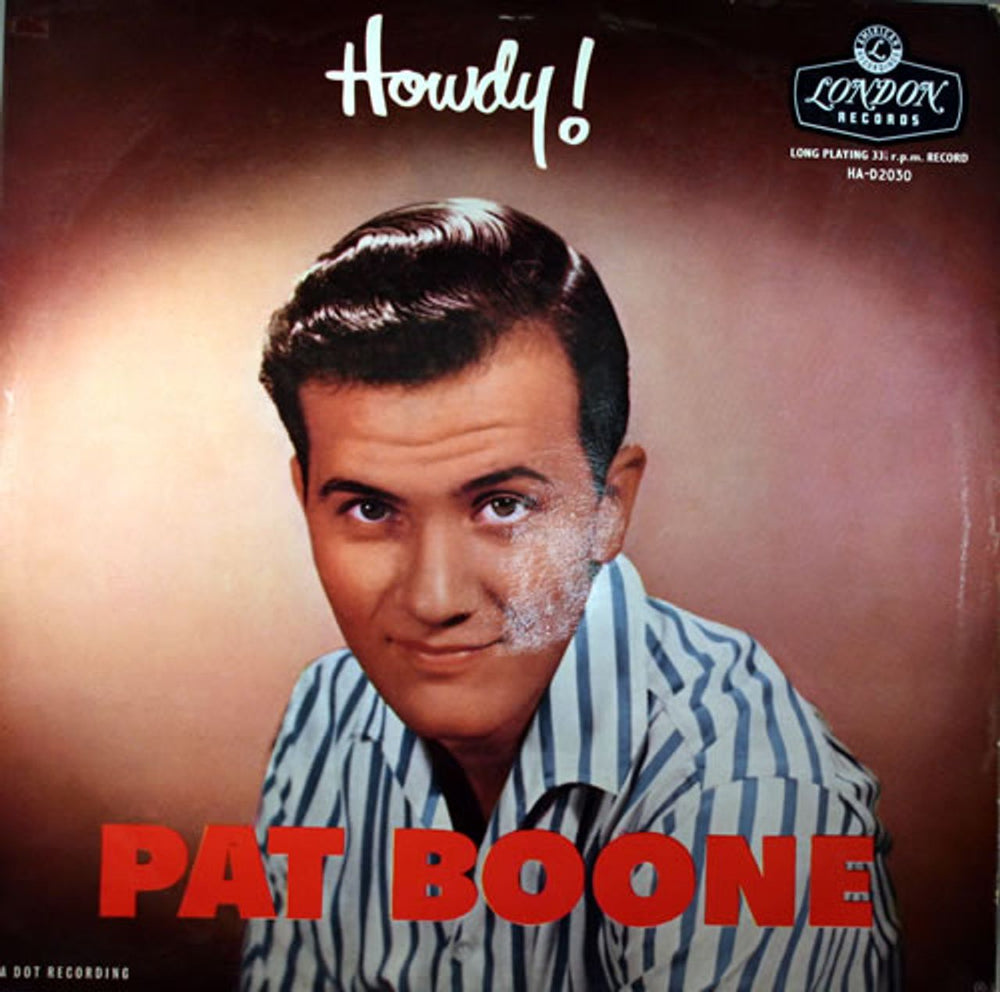 Pat Boone Howdy! UK vinyl LP album (LP record) HA-D2030