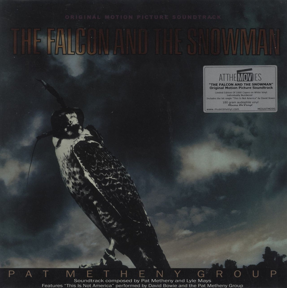 Pat Metheny The Falcon And The Snowman - White Vinyl UK vinyl LP album (LP record) MOVATM099