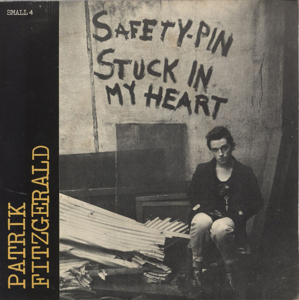 Patrik Fitzgerald Safety-Pin Stuck In My Heart EP UK 7" vinyl single (7 inch record / 45) SMALL4