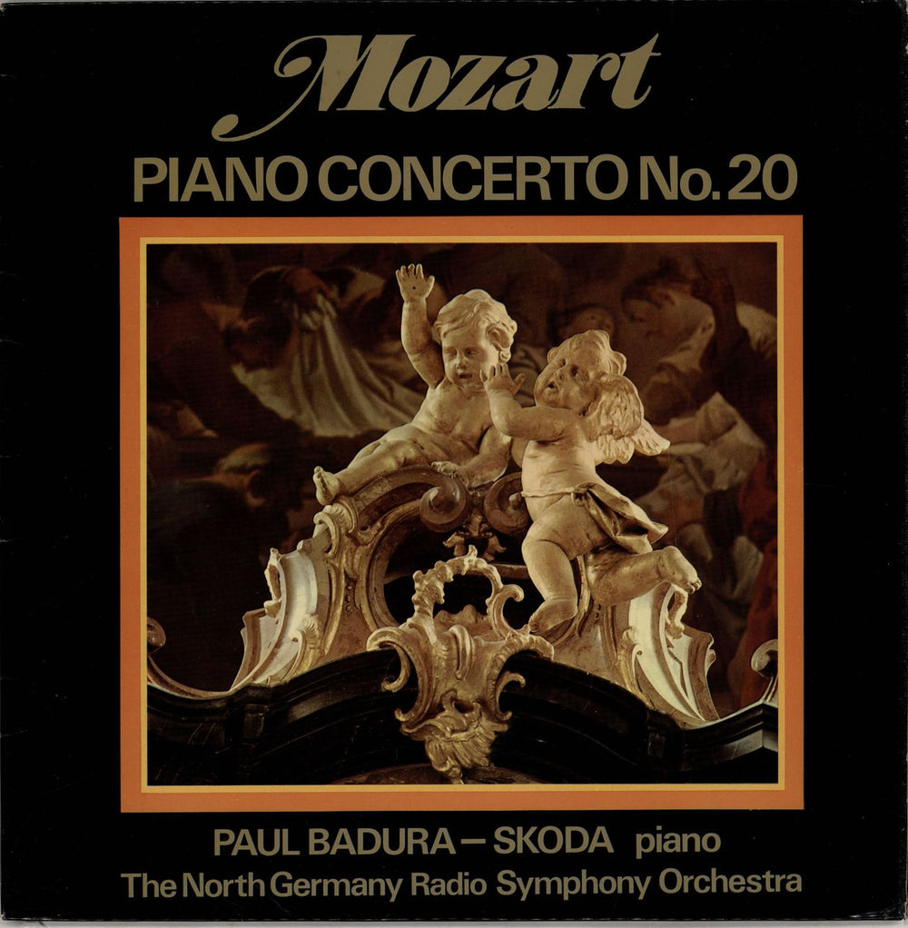 Paul Badura-Skoda Mozart: Piano Concerto No. 20 UK vinyl LP album (LP record) MER202