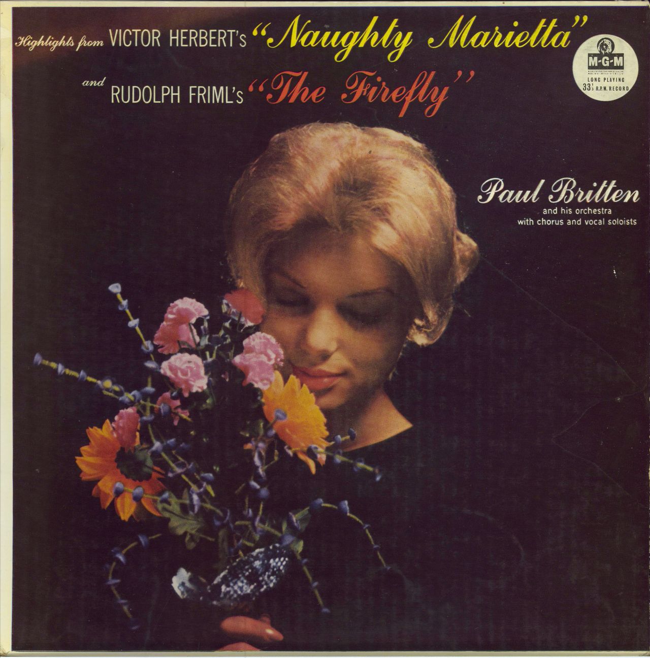 Paul Britten And His Orchestra Naughty Marietta / The Firefly UK vinyl LP album (LP record) MGMC779