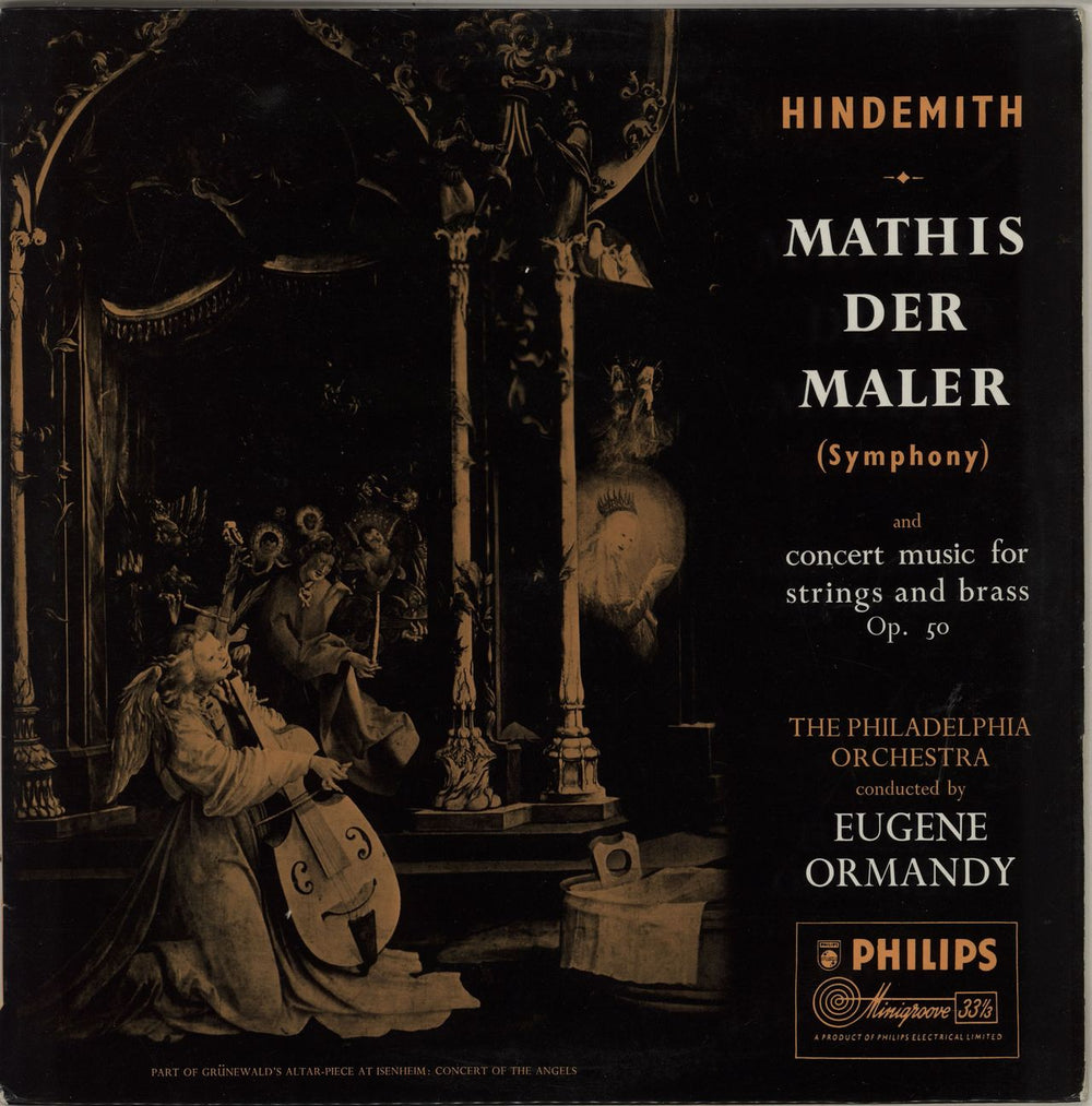 Paul Hindemith Mathis Der Maler (Symphony) UK vinyl LP album (LP record) ABL3051