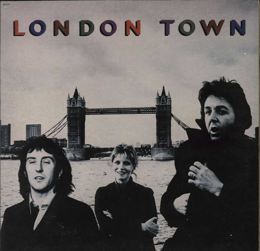 Paul McCartney and Wings London Town + Poster US vinyl LP album (LP record) SW11777