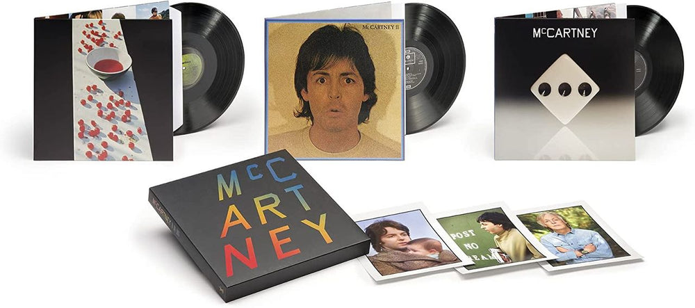 Paul McCartney and Wings McCartney I II III - Sealed UK 3-LP vinyl record set (Triple LP Album) 602445029570