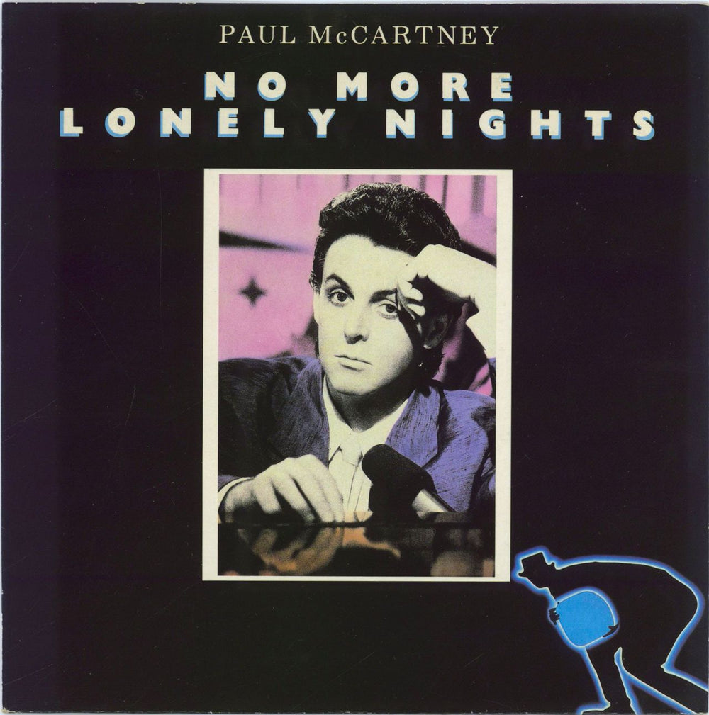 Paul McCartney and Wings No More Lonely Nights - P/S UK 7" vinyl single (7 inch record / 45) R6080