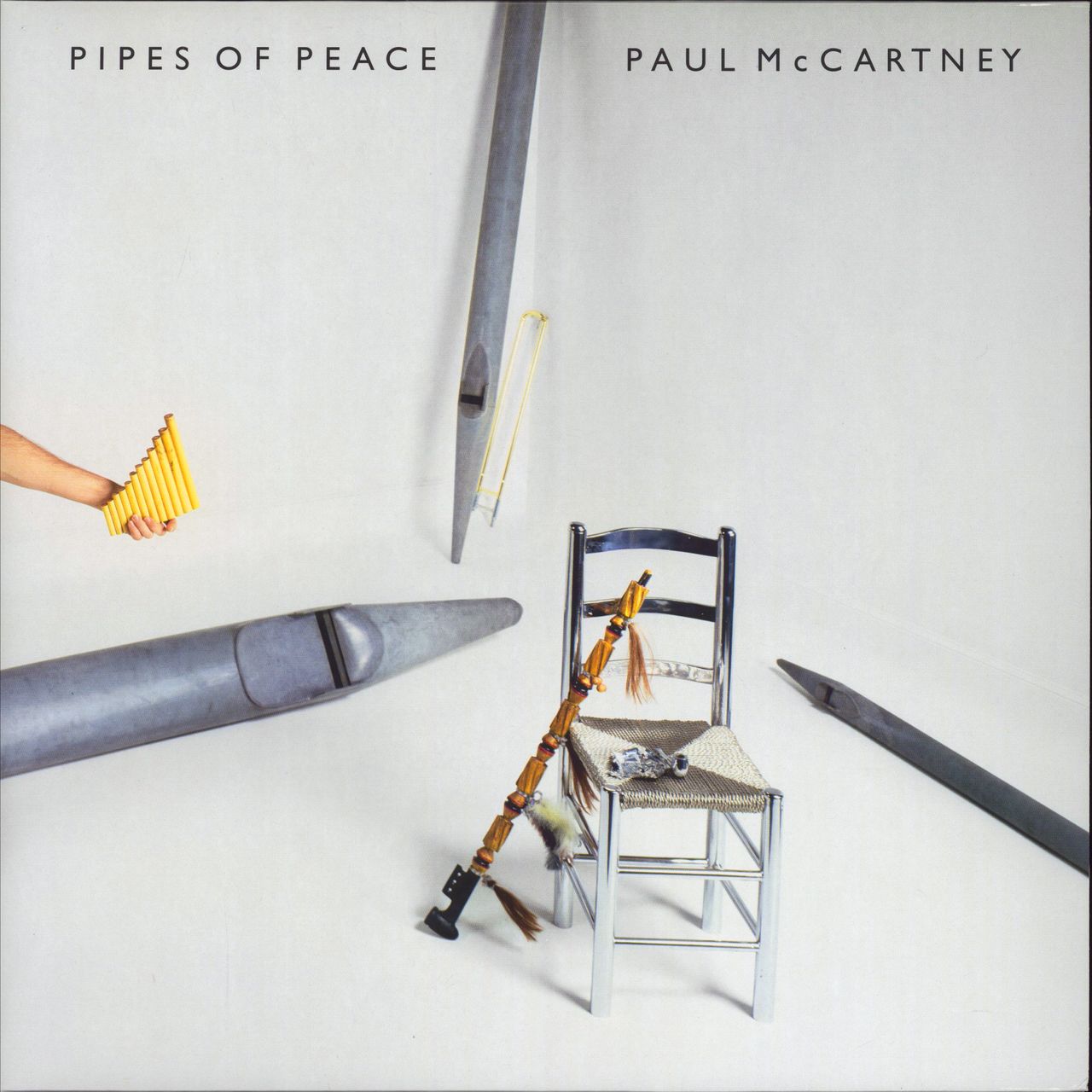 Paul McCartney and Wings Pipes Of Peace - 180gm Silver UK vinyl LP album (LP record) 0602557567595