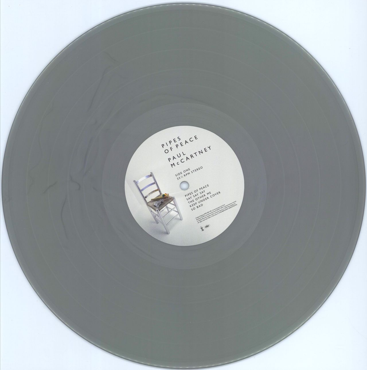 Paul McCartney and Wings Pipes Of Peace - 180gm Silver UK vinyl LP album (LP record) MCCLPPI778069