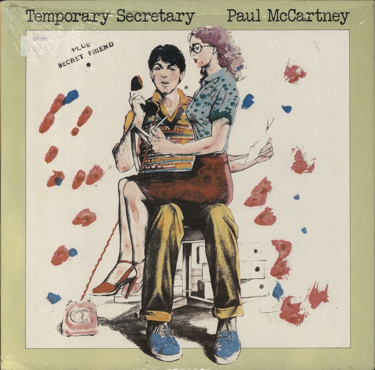 Paul McCartney and Wings Temporary Secretary - Open Shrink UK 12" vinyl single (12 inch record / Maxi-single) 12R6039