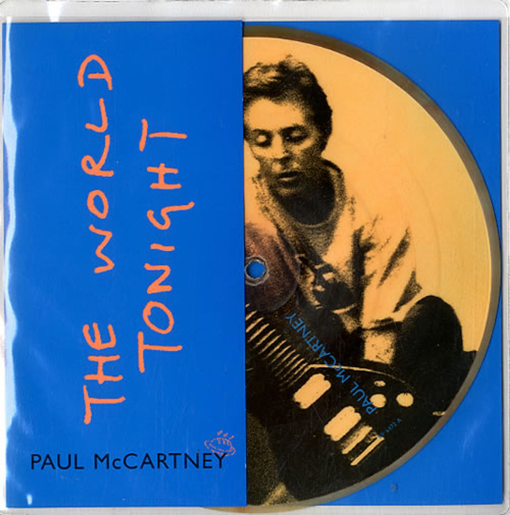 Paul McCartney and Wings The World Tonight UK 7" vinyl picture disc (7 inch picture disc single) RP6472