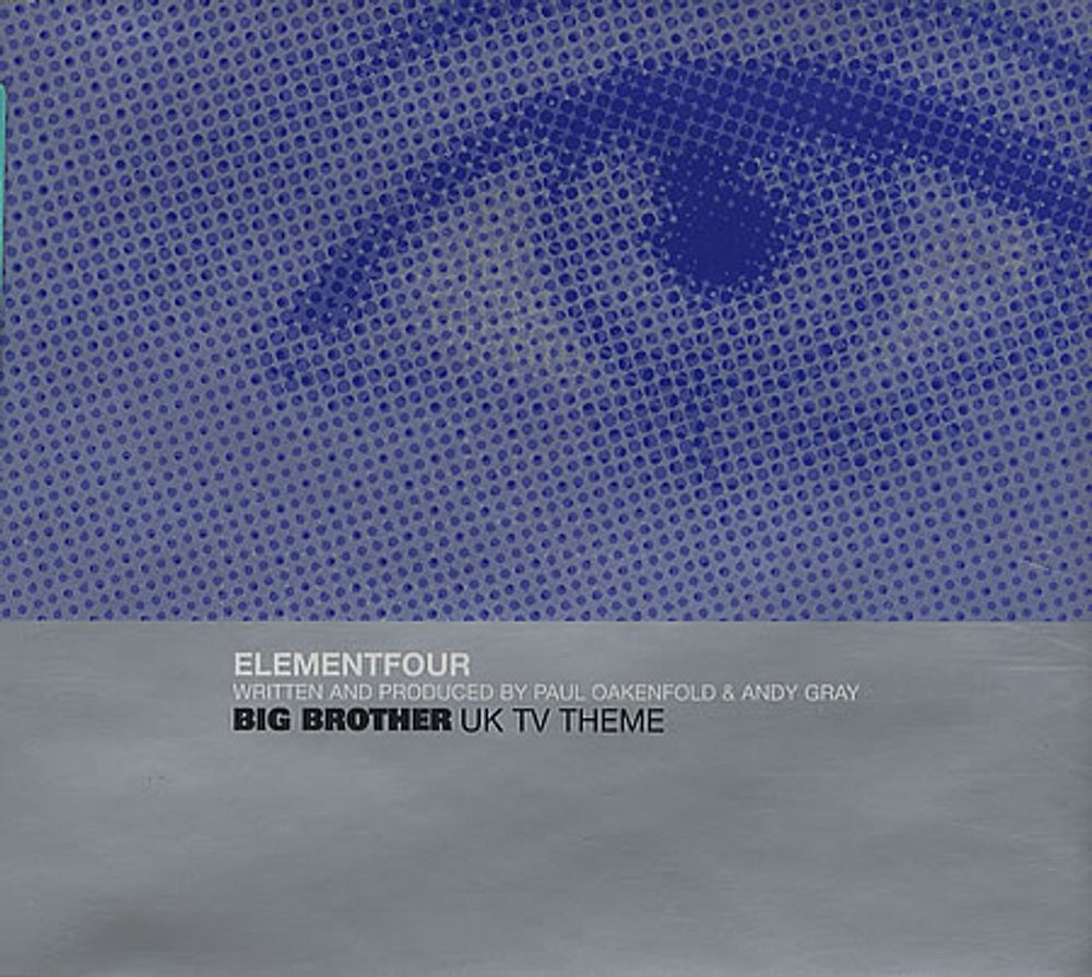 Paul Oakenfold Elementfour - Big Brother UK TV Theme UK CD single (CD5 / 5") CAM00072