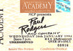 Paul Rodgers Manchester Academy UK concert ticket