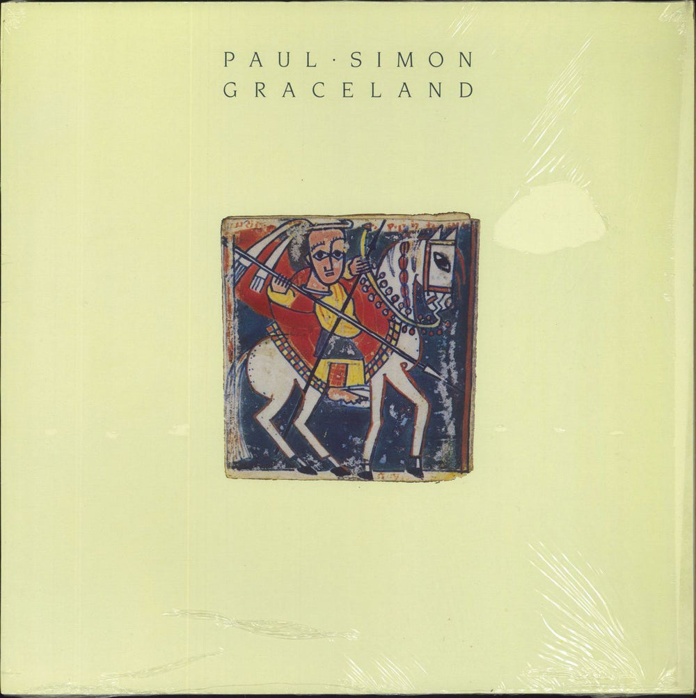 Paul Simon Graceland - shrink UK vinyl LP album (LP record) WX52