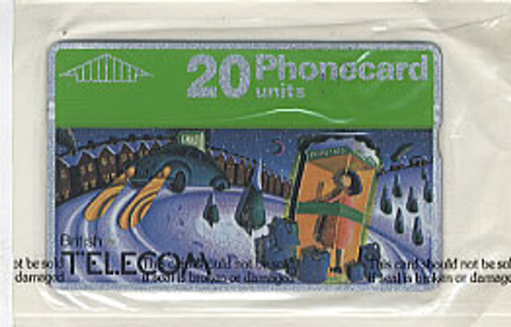 Paul Young Calling You UK Promo memorabilia PHONE CARD