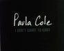 Paula Cole I Don't Want To Wait UK Promo CD single (CD5 / 5") WO422CDDJ