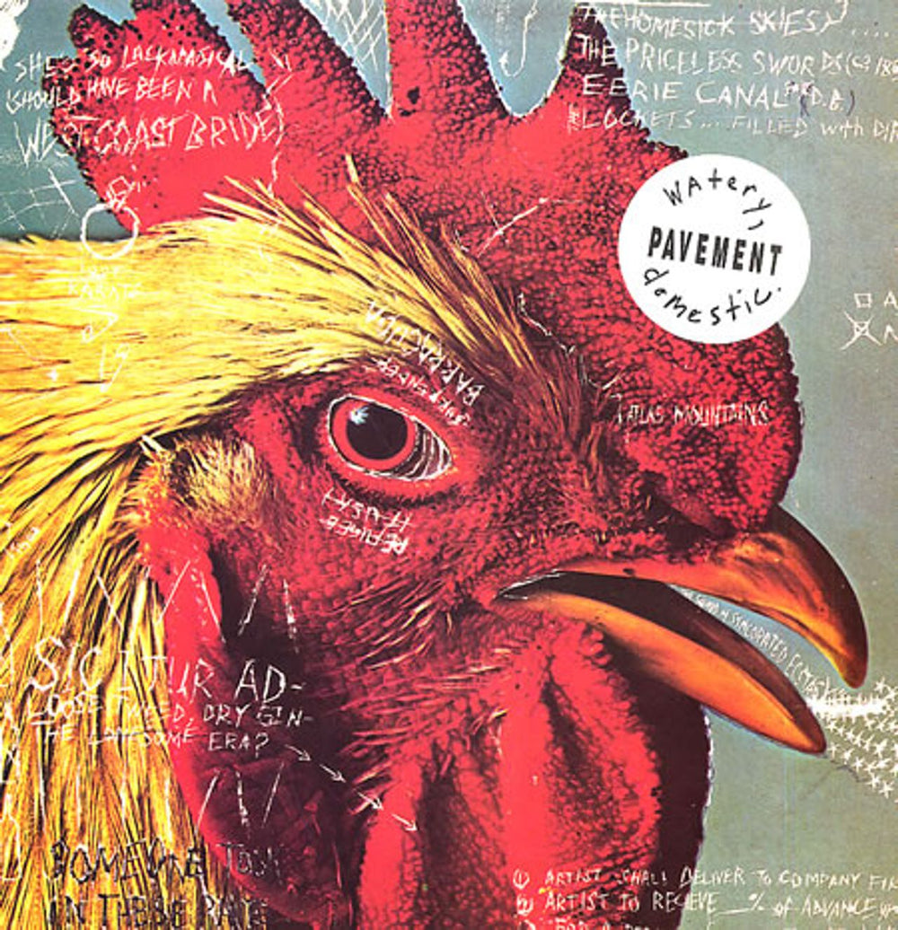 Pavement Watery Domestic UK 12" vinyl single (12 inch record / Maxi-single) ABB38T