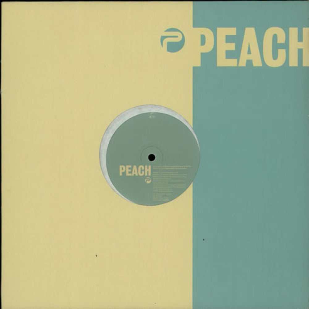 Peach On My Own UK Promo 12" vinyl single (12 inch record / Maxi-single) P12MUTE215