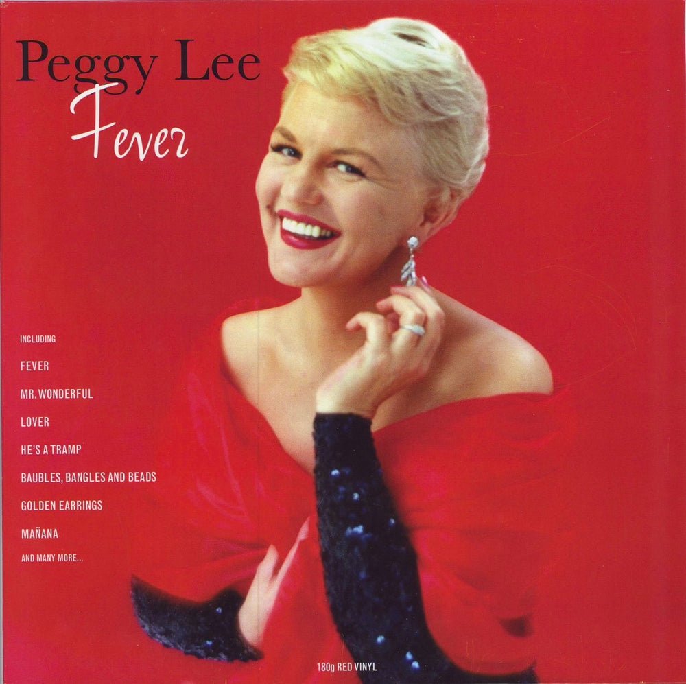 Peggy Lee Fever - 180gm - Red Vinyl UK vinyl LP album (LP record) NOTLP261