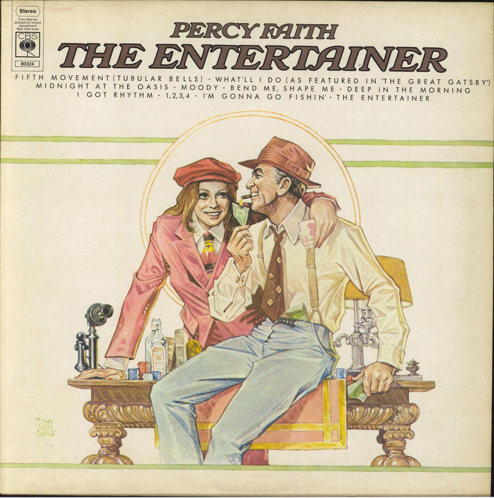 Percy Faith (Jazz) The Entertainer UK vinyl LP album (LP record) 80324