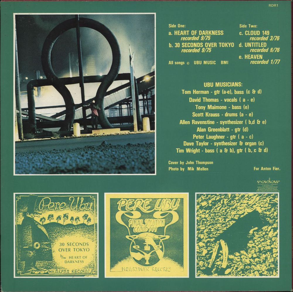 Pere Ubu Datapanik In The Year Zero UK 12" vinyl single (12 inch record / Maxi-single)