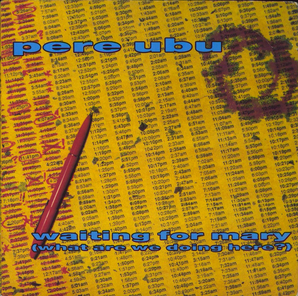 Pere Ubu Waiting For Mary UK 7" vinyl single (7 inch record / 45) UBU2