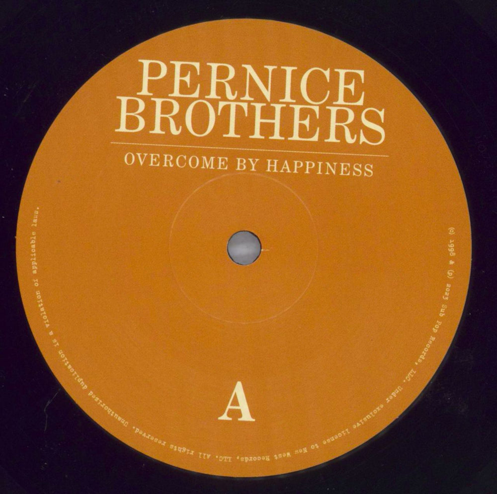 Pernice Brothers Overcome By Happiness US vinyl LP album (LP record) PI9LPOV823868