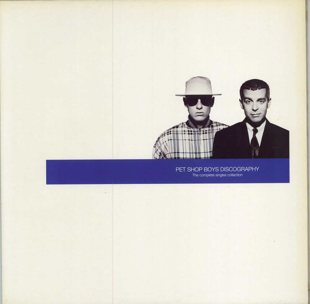 Pet Shop Boys Discography - The Complete Singles Collection UK 2-LP vinyl record set (Double LP Album) PMTV3