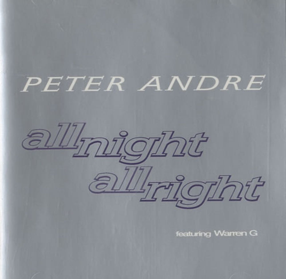 Peter Andre All Night All Right UK 2 CD album set (Double CD) MUSH21CD