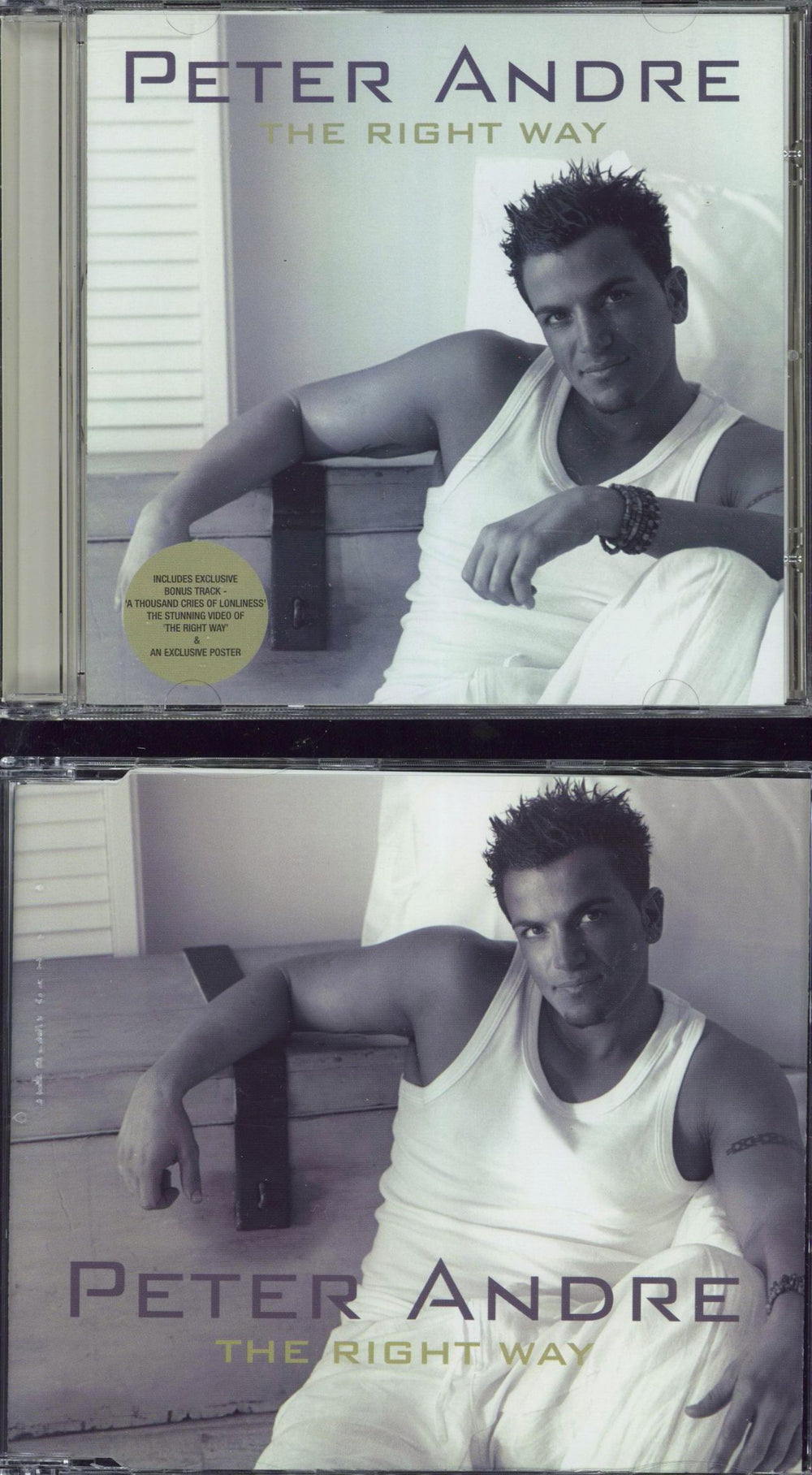 Peter Andre The Right Way - 2-CD Single Set UK 2-CD single set (Double CD single) ATUK001CD1/CD2