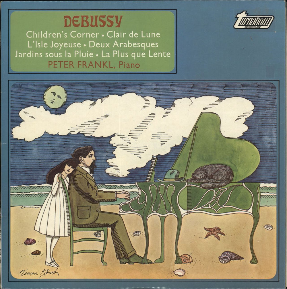 Peter Frankl Debussy: Piano Works UK vinyl LP album (LP record) TV34166DS