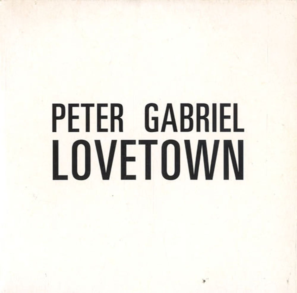 Peter Gabriel Lovetown French Promo CD single (CD5 / 5") SAMPCD2205