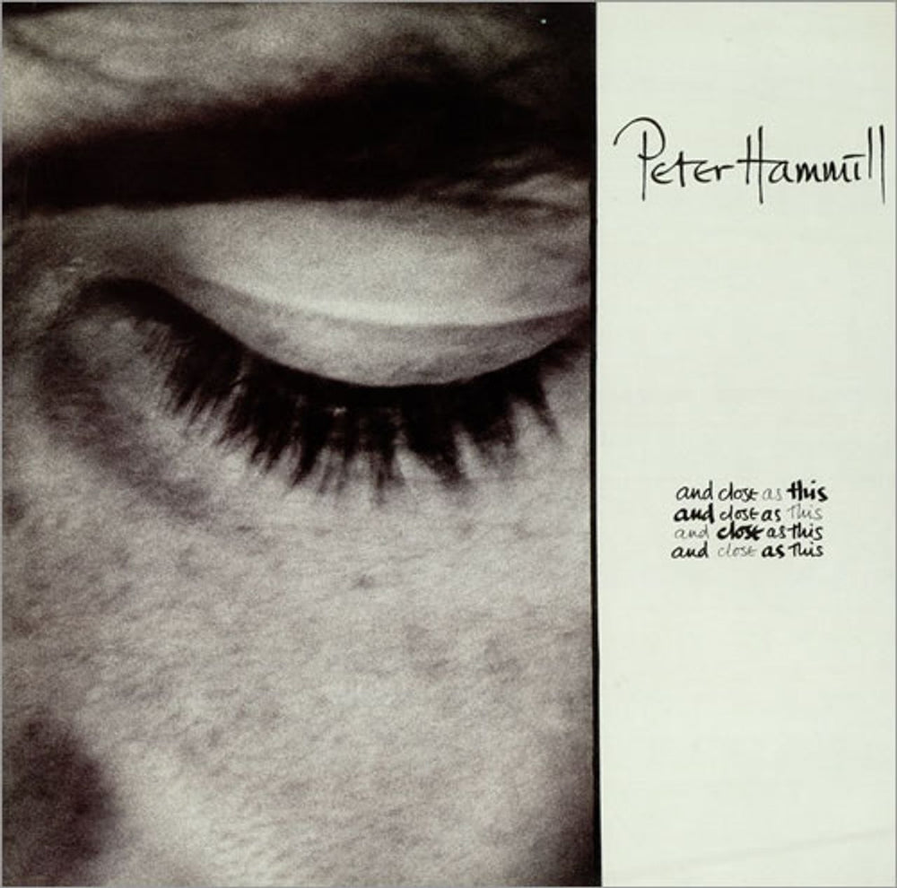 Peter Hammill And Close As This UK vinyl LP album (LP record) V2409