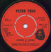 Peter Tosh Johnny B. Goode UK Promo 7" vinyl single (7 inch record / 45) RIC115-DJ