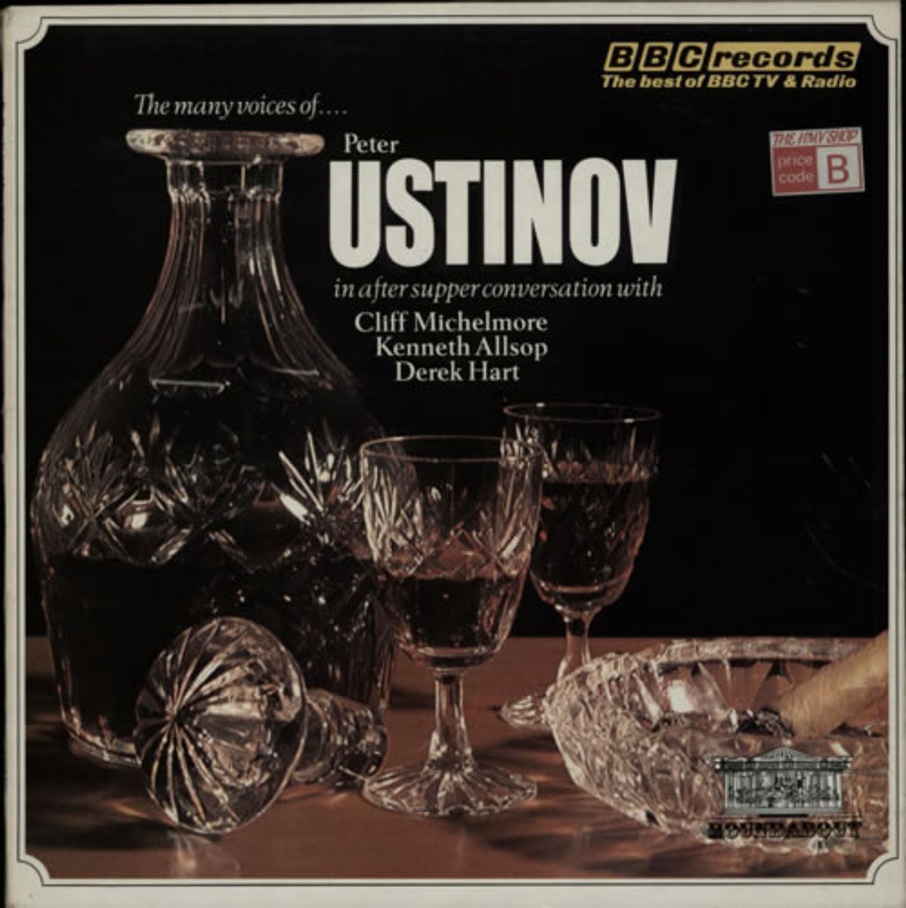 Peter Ustinov The Many Voices Of Peter Ustinov UK vinyl LP album (LP record) RBT102