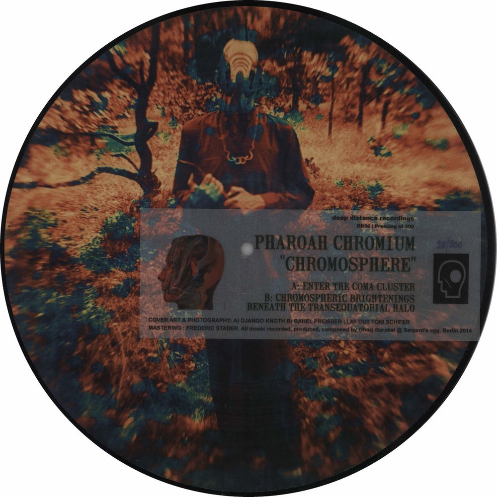 Pharoah Chromium Chromosphere - Numbered UK picture disc LP (vinyl picture disc album) DD36