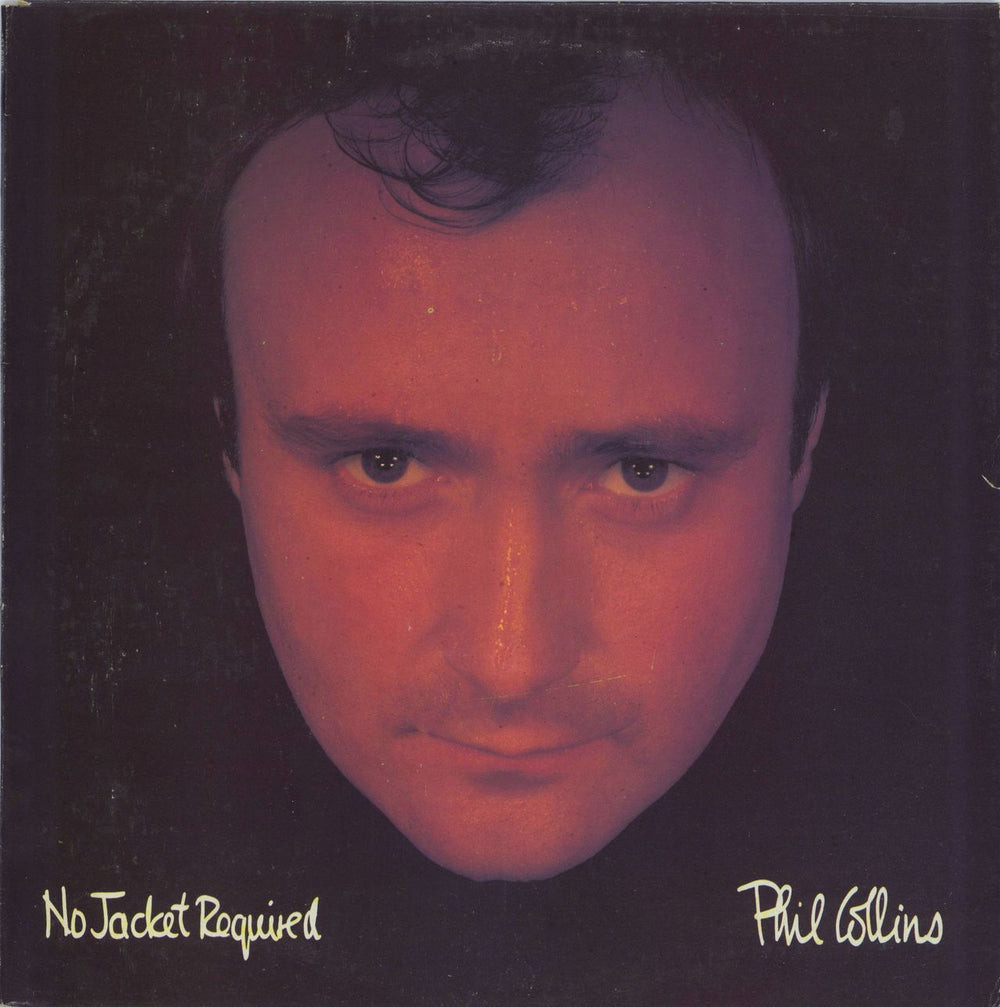 Phil Collins No Jacket Required Greek vinyl LP album (LP record) 251699-1