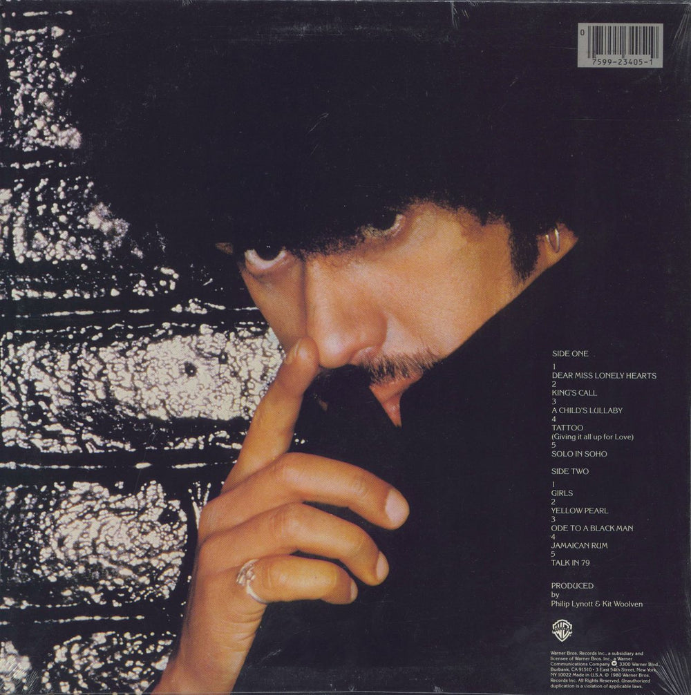 Phil Lynott Solo In Soho - Sealed US vinyl LP album (LP record)