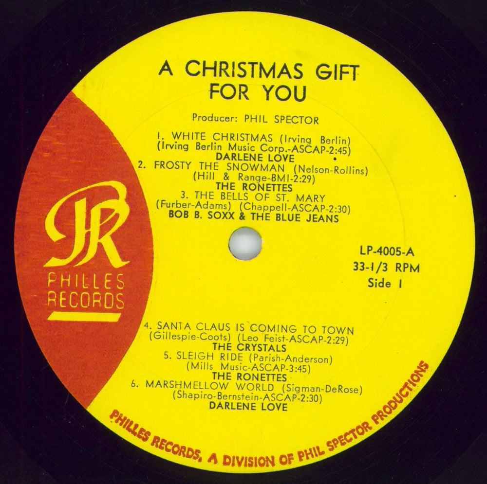 Phil Spector A Christmas Gift For You From Philles Records - Abbey Pressing - EX US vinyl LP album (LP record) PSPLPAC798763