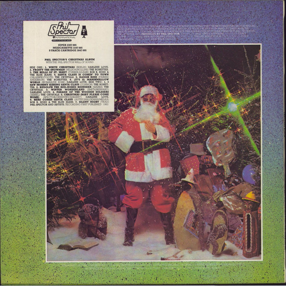 Phil Spector Phil Spector's Christmas Album - Hype Stickered UK vinyl LP album (LP record)