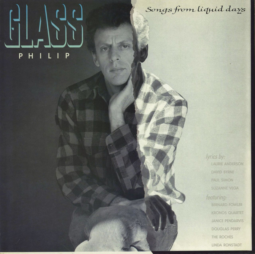Philip Glass Songs From Liquid Days Dutch vinyl LP album (LP record) FM39564