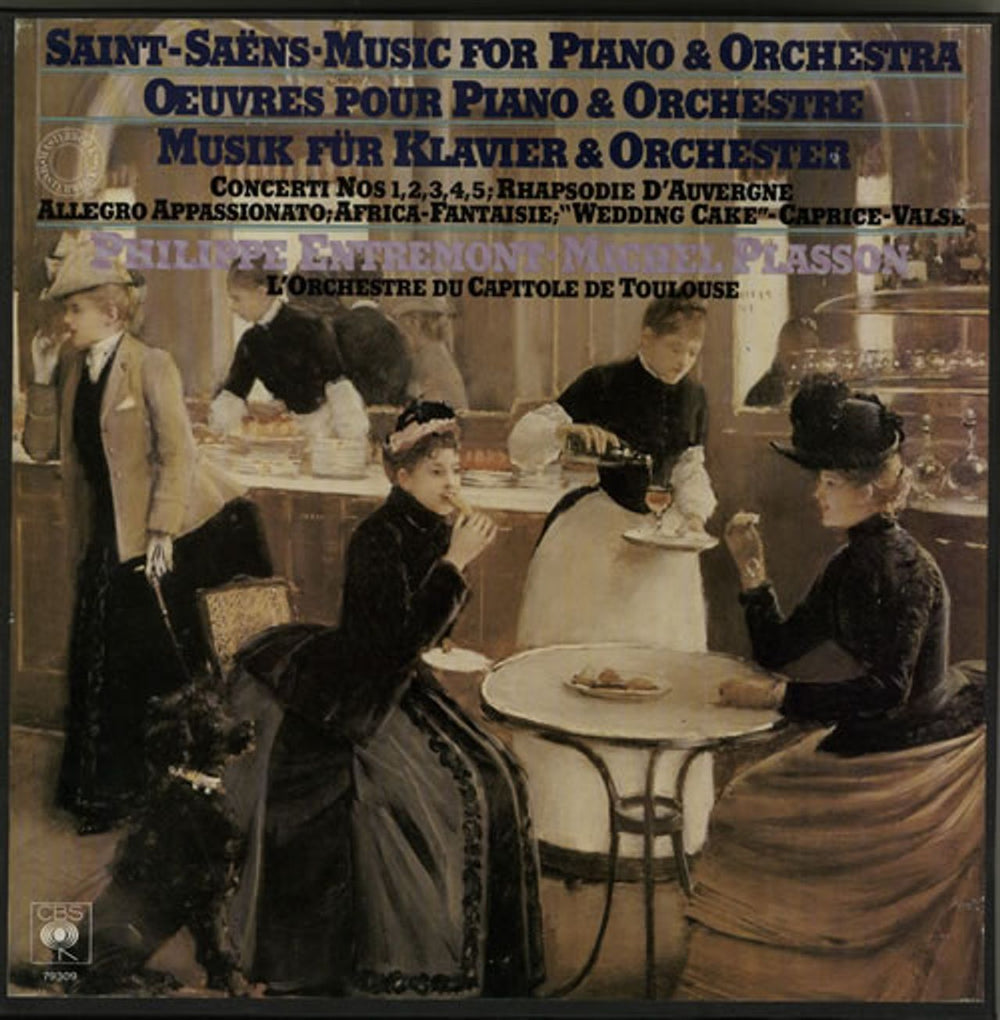 Philippe Entremont Saint-Saëns: Music For Piano & Orchestra German Vinyl Box Set 79309