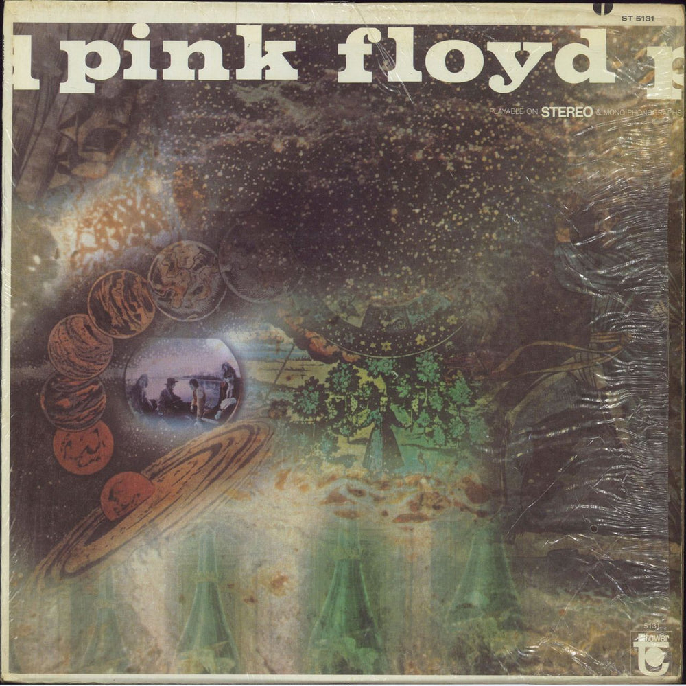 Pink Floyd A Saucerful Of Secrets - 2nd - Open Shrink US vinyl LP album (LP record) ST-5131