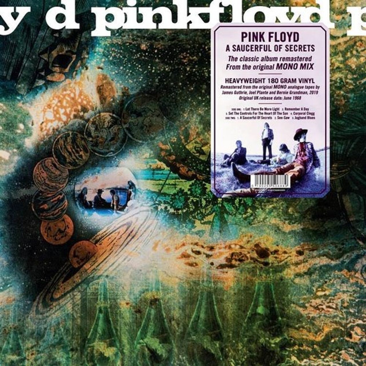 Pink Floyd A Saucerful Of Secrets - Mono Mix - Sealed UK vinyl LP album (LP record) PFRLP30