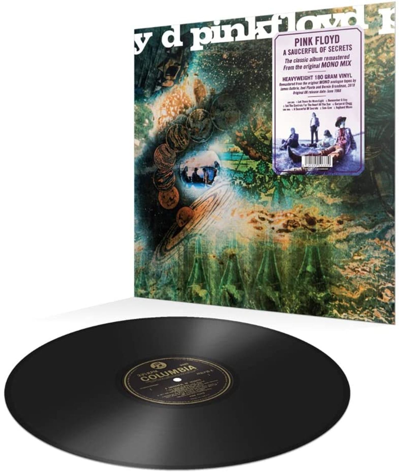 Pink Floyd A Saucerful Of Secrets - Mono Mix - Sealed UK vinyl LP album (LP record) PINLPAS789302