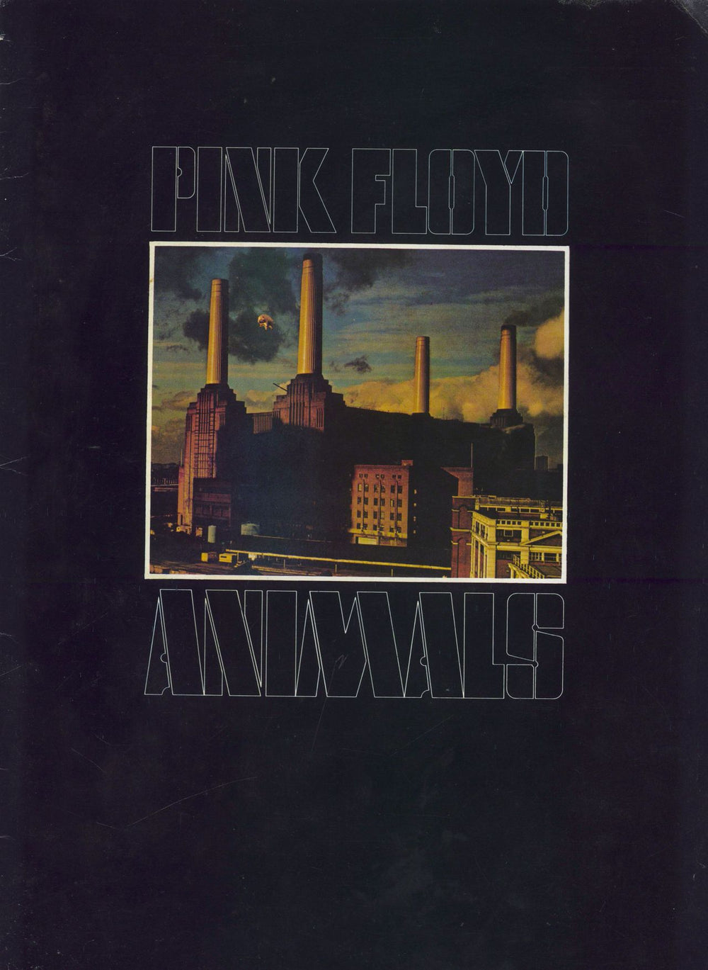 Pink Floyd Animals + Ticket Stub - EX UK tour programme TOUR PROGRAM