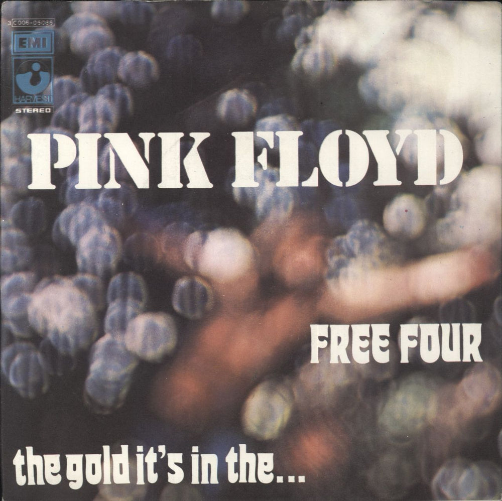 Pink Floyd Free Four - 2nd - P/S Italian 7" vinyl single (7 inch record / 45) 3C006-05086
