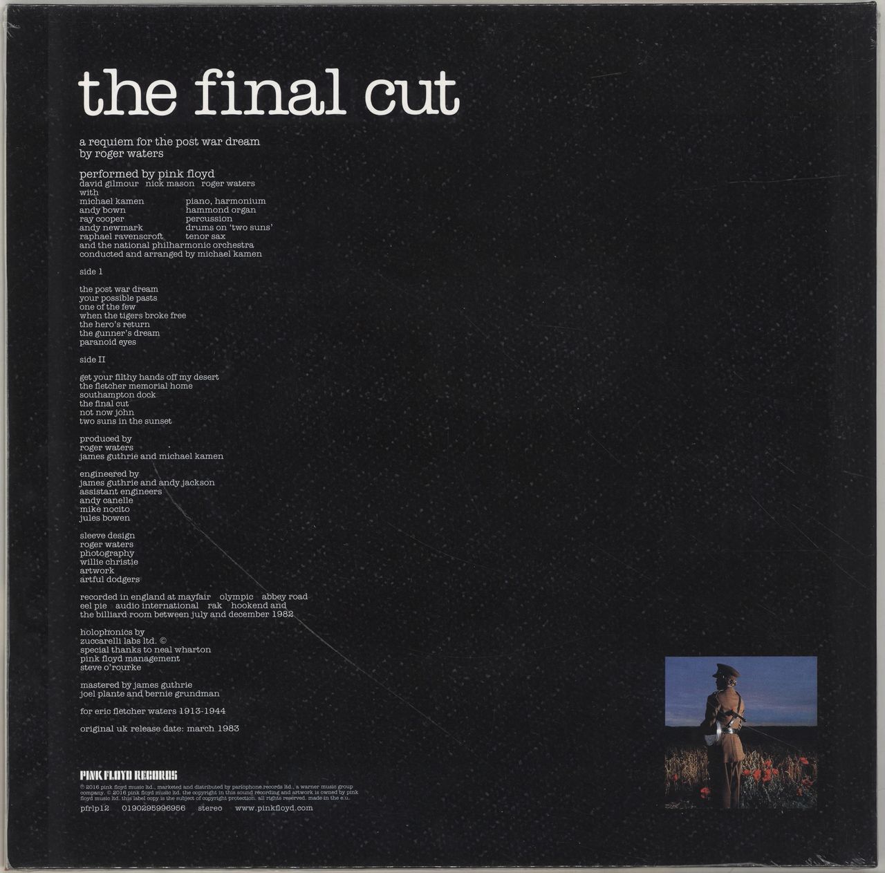 メール便送料無料05 Pink Floyd The Final Cut: Remastered