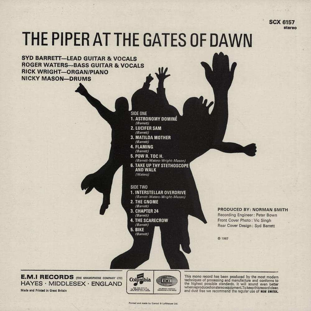 Pink Floyd The Piper At The Gates Of Dawn - 5th UK vinyl LP album (LP record)